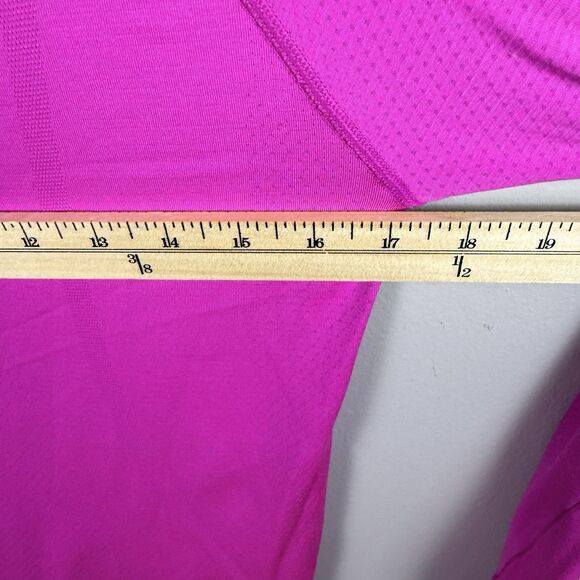 Lululemon Shirt Womens Medium Sonic Pink Swiftly Tech Long Sleeve 2.0 Size 8 - Picture 9 of 10